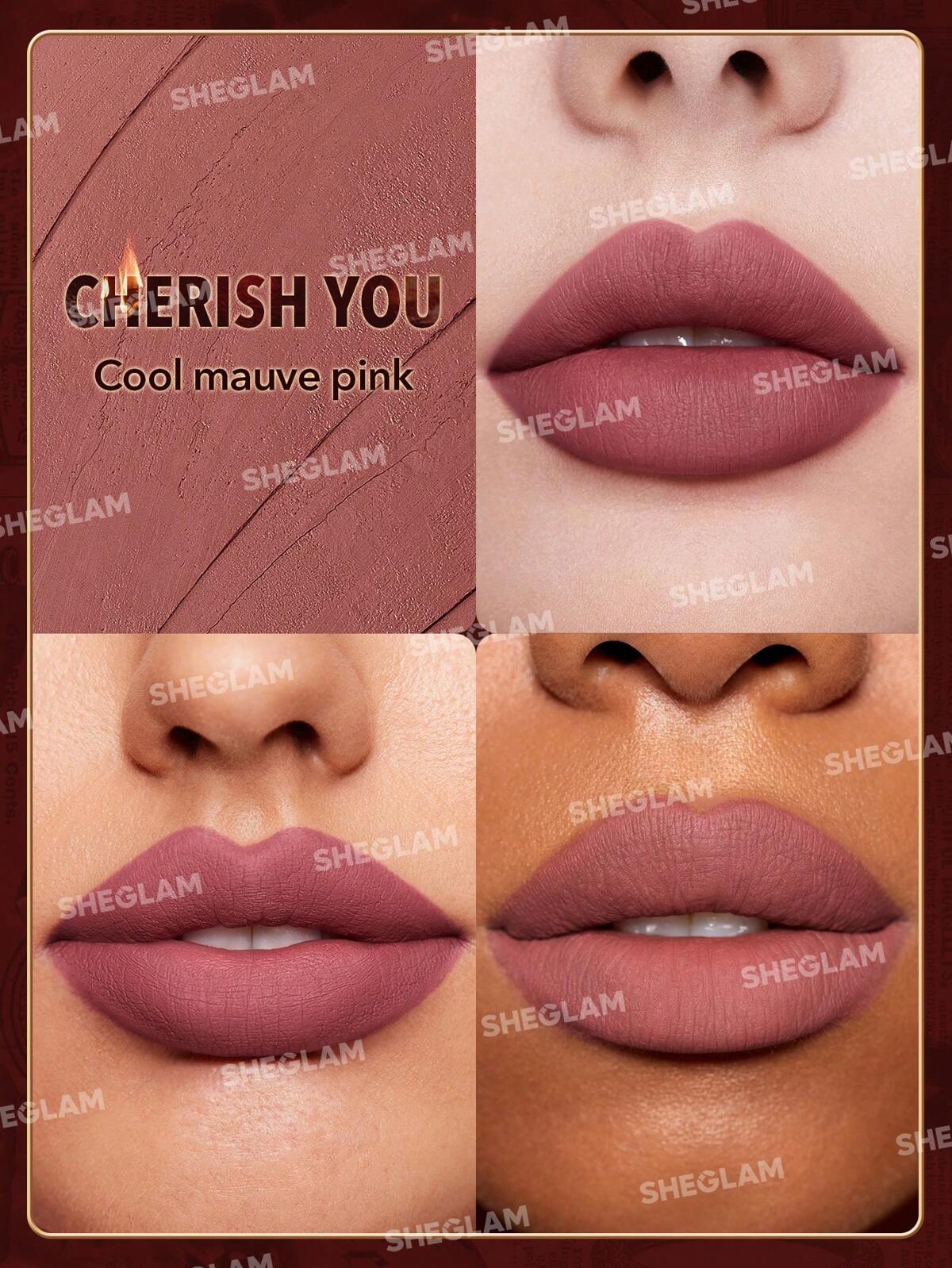 Sheglam Ember Rose Dynamatte Boom Long-Lasting Matte Lipstick (2.7g)