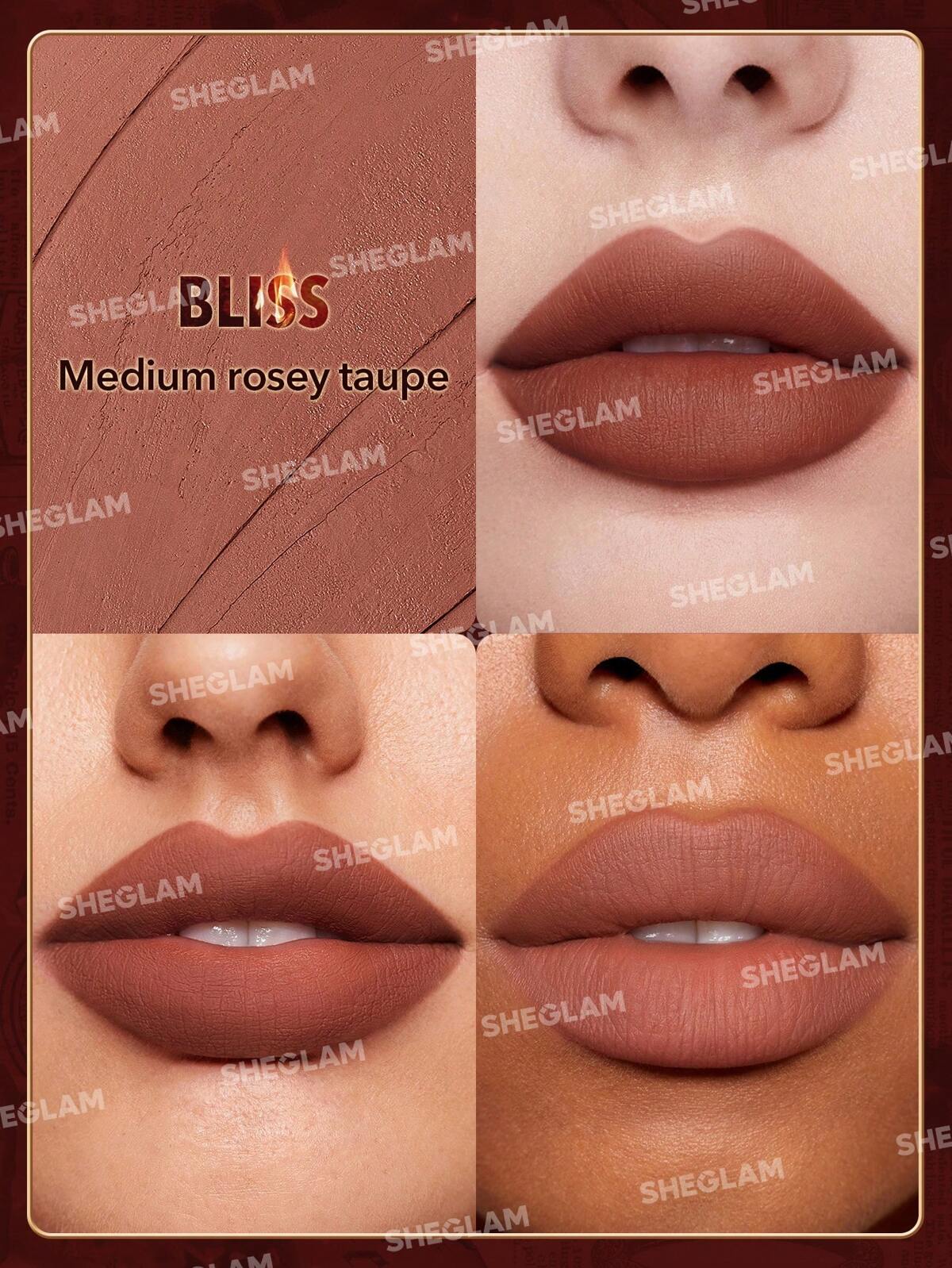 Sheglam Ember Rose Dynamatte Boom Long-Lasting Matte Lipstick (2.7g)