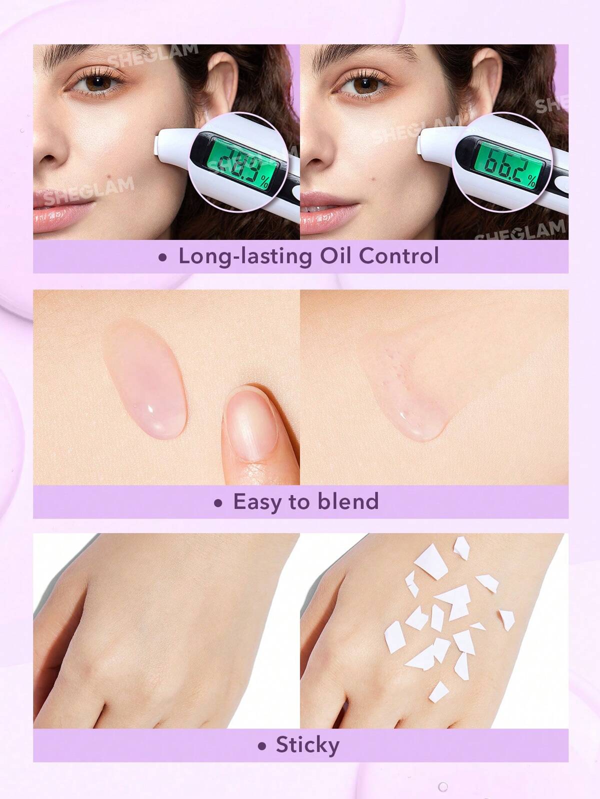 Sheglam Good Grip Hydrating Primer-Blueberry+AHA 45ml