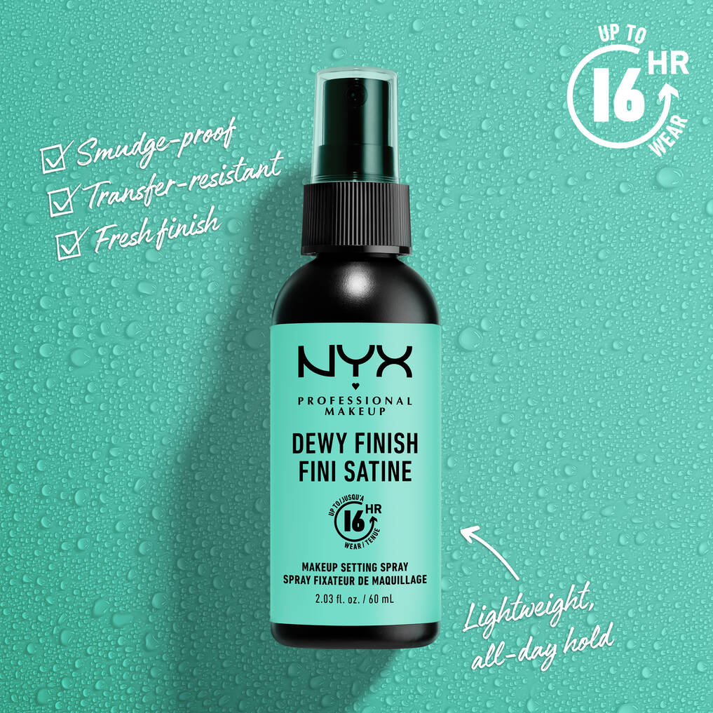 NYX Dewy Finish Setting Spray - Image 3