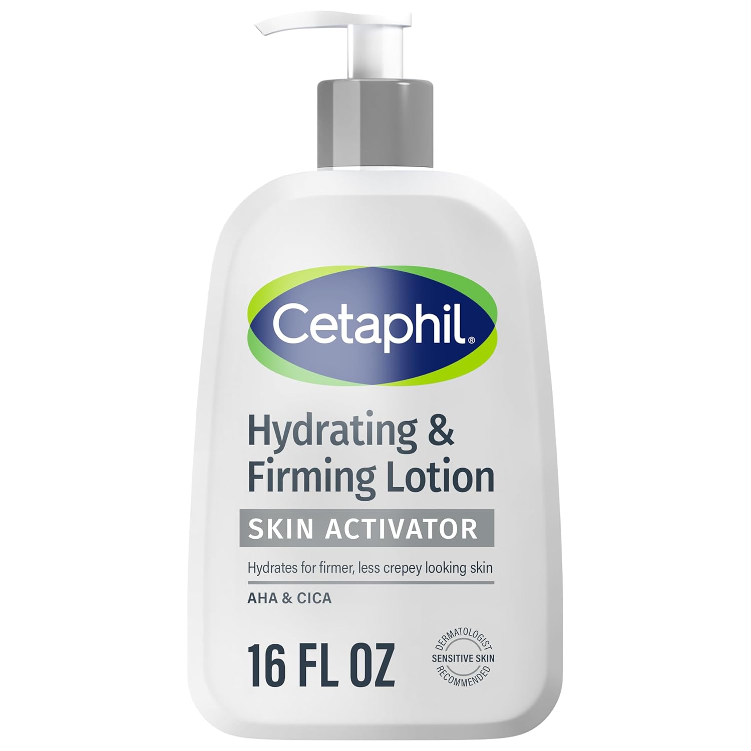 Cetaphil Skin Activator Firming Body Lotion, AHA & CICA, 16 Fl Oz | Anti-Aging Moisturizer For Dry, Sagging Skin, Mandelic Acid AHA + Centella Asiatica CICA, Firms And Hydrates Mature Skin