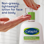Cetaphil Moisturing Lotion, Dry to Normal Sensitive Skin, with Avocado Oil and Essential vitamins B5 & B3-20 fl oz, 2 Count