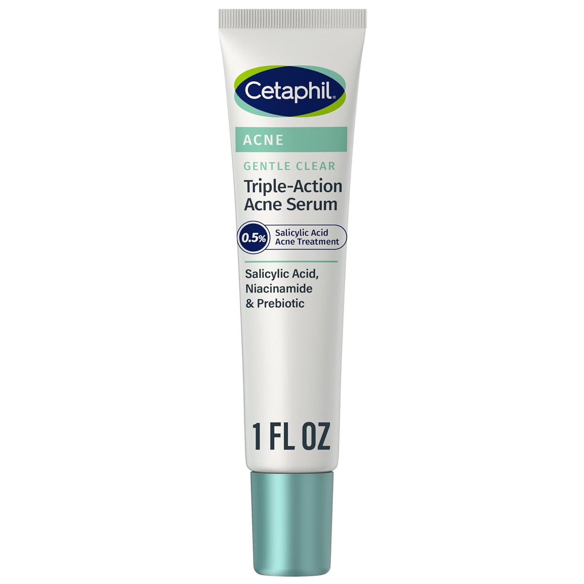 Cetaphil Gentle Clear BPO Acne Face Wash, Soothing, Sensitive Skin, 4.2 fl oz