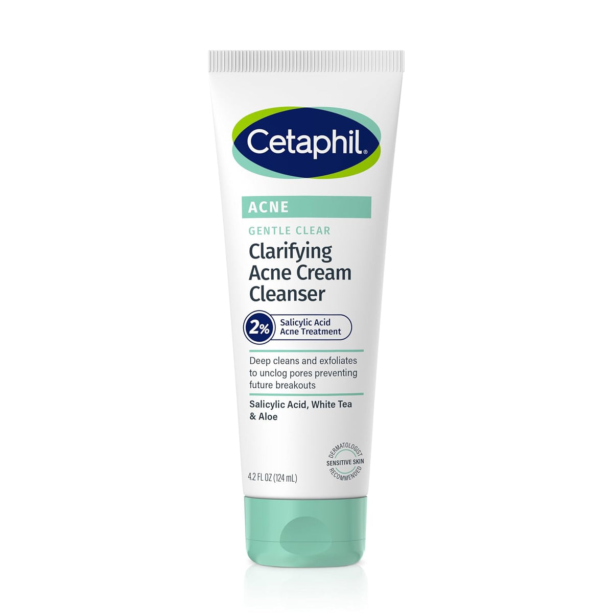 Cetaphil Gentle Clear Mattifying Acne Face Moisturizer, Salicylic Acid, 3oz | Salicylic Acid Moisturizer, Non-Comedogenic, Hydrates Sensitive Acne-Prone Skin, Oil Control, Gentle Skincare, 3 oz