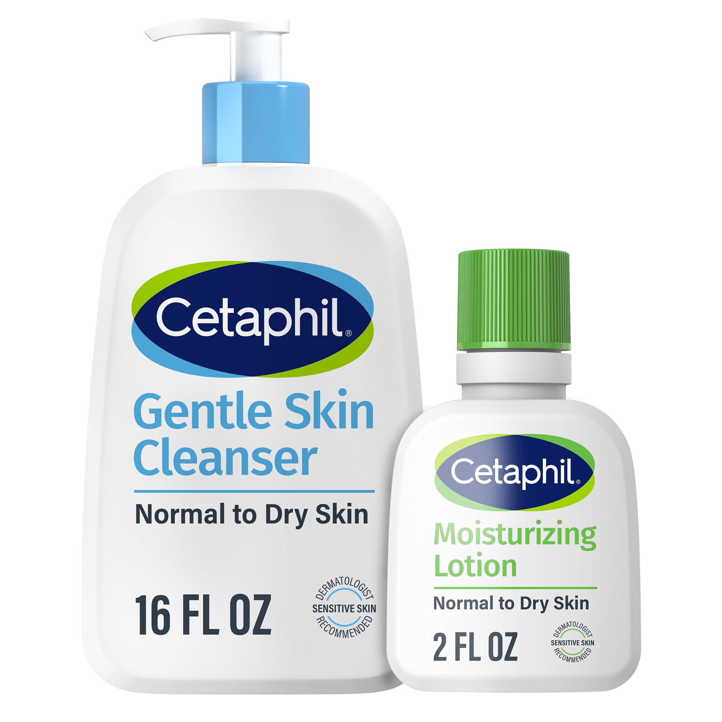 Cetaphil Gentle Skin Cleanser, Hydrating Face Wash, Sensitive Skin, 20 oz | Soap-Free, Non-Foaming, Moisturizes While Cleansing, Sensitive And Dry To Normal Skin, Dermatologist Recommended, Large Size