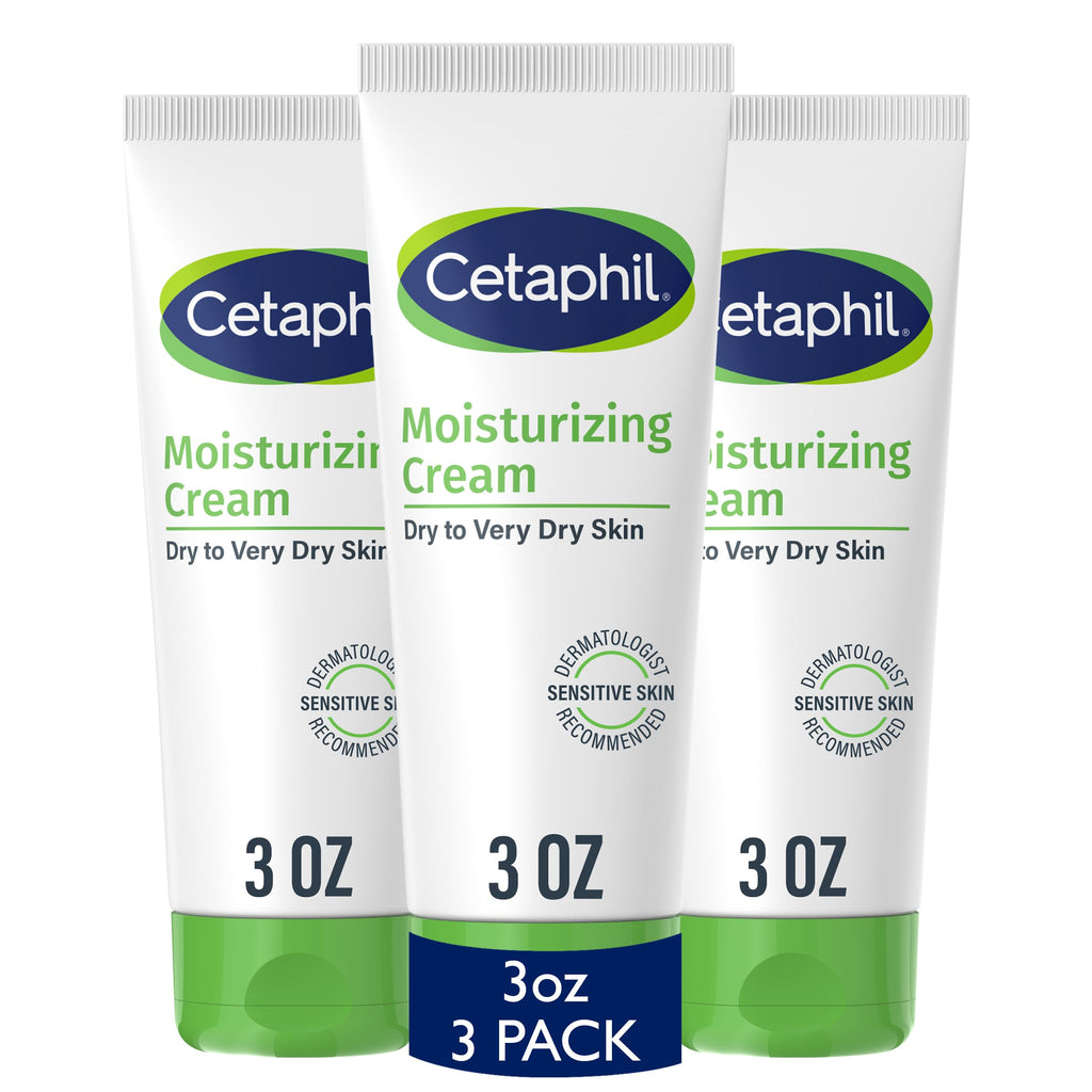 Cetaphil Moisturizing Cream, Face & Body Lotion Dry Sensitive Skin, 20oz | Fragrance-Free, Non-Comedogenic, Non-Greasy, Hydrates Very Dry Sensitive Skin, Dermatologist Recommended, 20 Oz Value Size