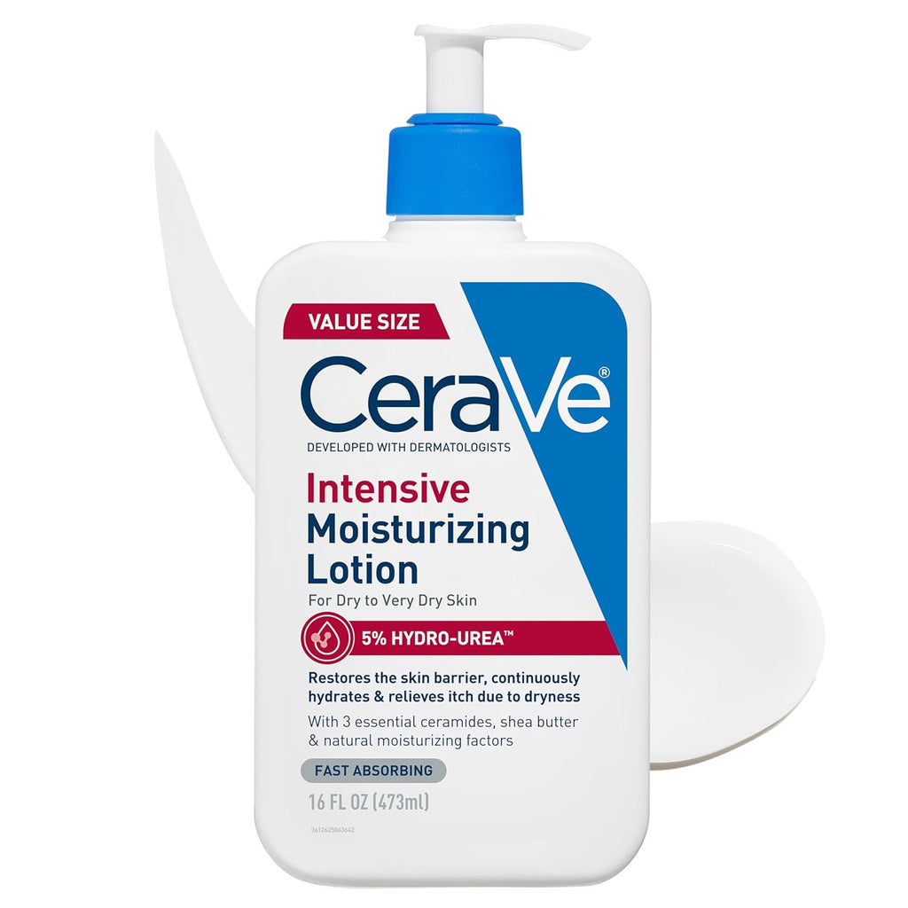 CeraVe Intensive Moisturizing Lotion, Shea Butter Body Lotion, 16oz | Skin Care, Relieves Signs Of Dry Skin with Hydro-Urea & Shea Butter In A Non-Greasy Formula For Rough, Tight and Itchy Skin