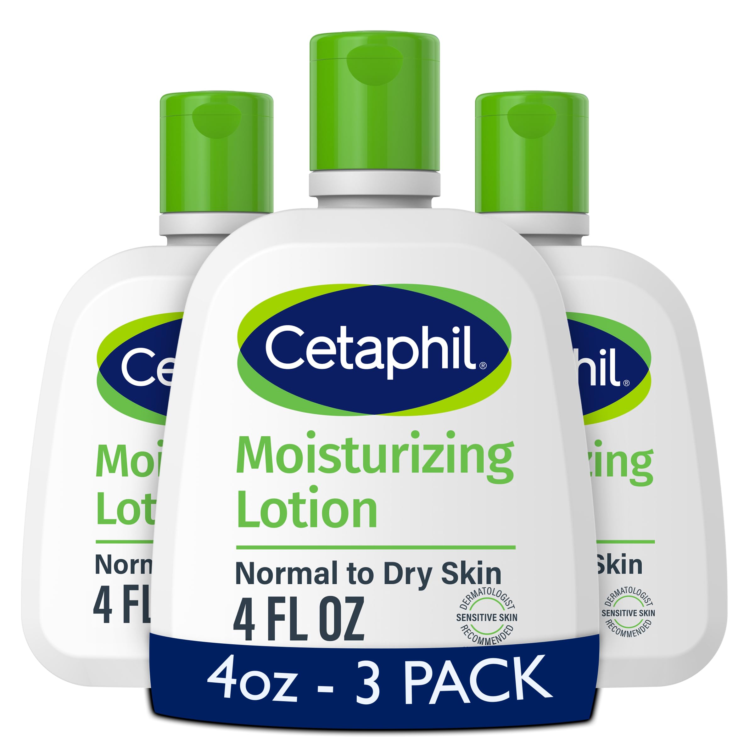 Cetaphil Moisturizing Face & Body Lotion, Sensitive Skin, 20oz | Fragrance-Free, Hypoallergenic, Non-Comedogenic, Hydrates Dry Sensitive Skin, Dermatologist Recommended, Large 20 Oz