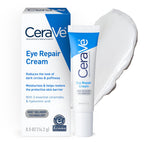 CeraVe Eye Repair Cream, Under Eye Cream for Puffiness and Bags, 0.5oz | Skin Care, Eye Cream, Hyaluronic Acid, Niacinamide, Marine Botanical Complex, Oil Free, Ophthalmologist Tested, Daily Use