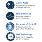 CeraVe Hydrating Cream To Foam Cleanser, Face Wash for Dry Skin, 19oz | Skin Care with Hyaluronic Acid, Makeup Remover, Facial Cleanser, Fragrance-Free, Non-Comedogenic, For Normal To Dry Skin