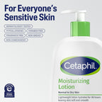 Cetaphil Moisturizing Face & Body Lotion, Sensitive Skin, 20oz | Fragrance-Free, Hypoallergenic, Non-Comedogenic, Hydrates Dry Sensitive Skin, Dermatologist Recommended, Large 20 Oz