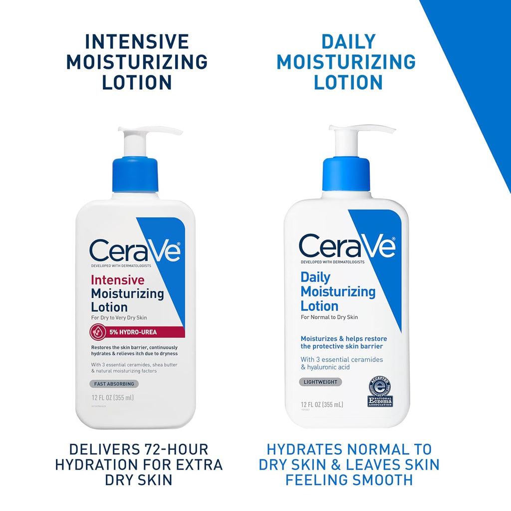 CeraVe Intensive Moisturizing Lotion, Shea Butter Body Lotion, 16oz | Skin Care, Relieves Signs Of Dry Skin with Hydro-Urea & Shea Butter In A Non-Greasy Formula For Rough, Tight and Itchy Skin