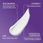 CeraVe Brightening Vitamin C Lotion, Dark Spot Correcting & Brightening With Vitamin C, 3 Essential Ceramides, Niacinamide & LHA, Lightweight & Fragrance-Free, 72Hr Hydration, 16oz