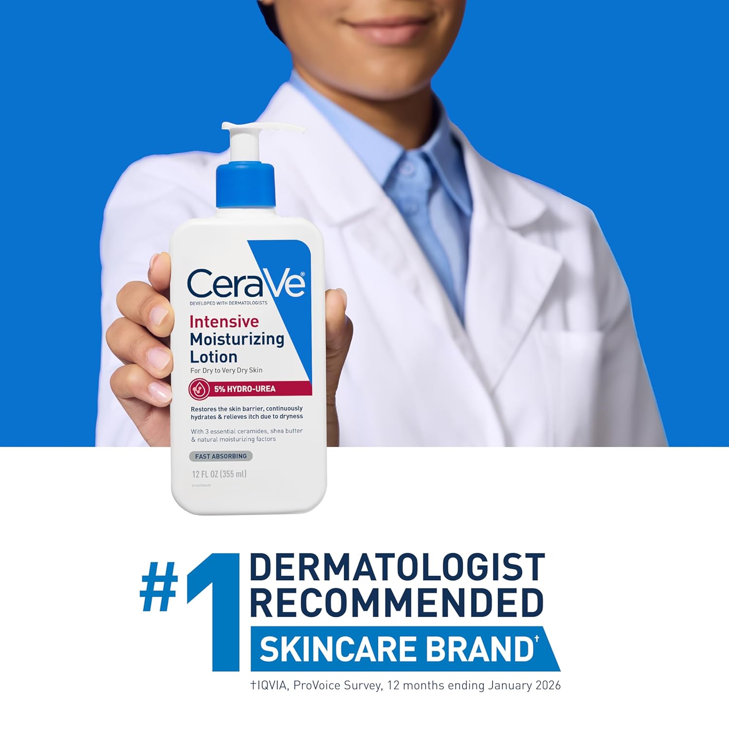CeraVe Intensive Moisturizing Lotion, Shea Butter Body Lotion, 16oz | Skin Care, Relieves Signs Of Dry Skin with Hydro-Urea & Shea Butter In A Non-Greasy Formula For Rough, Tight and Itchy Skin