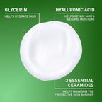CeraVe Hydrating Cleanser with Hyaluronic Acid, Face Wash for Dry Skin,19oz | Skin Care For Men and Women, Daily Cleanser & Makeup Remover with Glycerin & Ceramides, National Eczema Association Certified