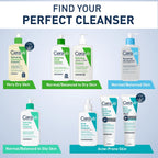 CeraVe Renewing Salicylic Acid Cleanser, BHA Exfoliating Face Wash, 16oz | Skin Care with Hyaluronic Acid & Niacinamide, Facial Cleanser, Face Cleanser, Ceramides, Fragrance Free, Non-Comedogenic