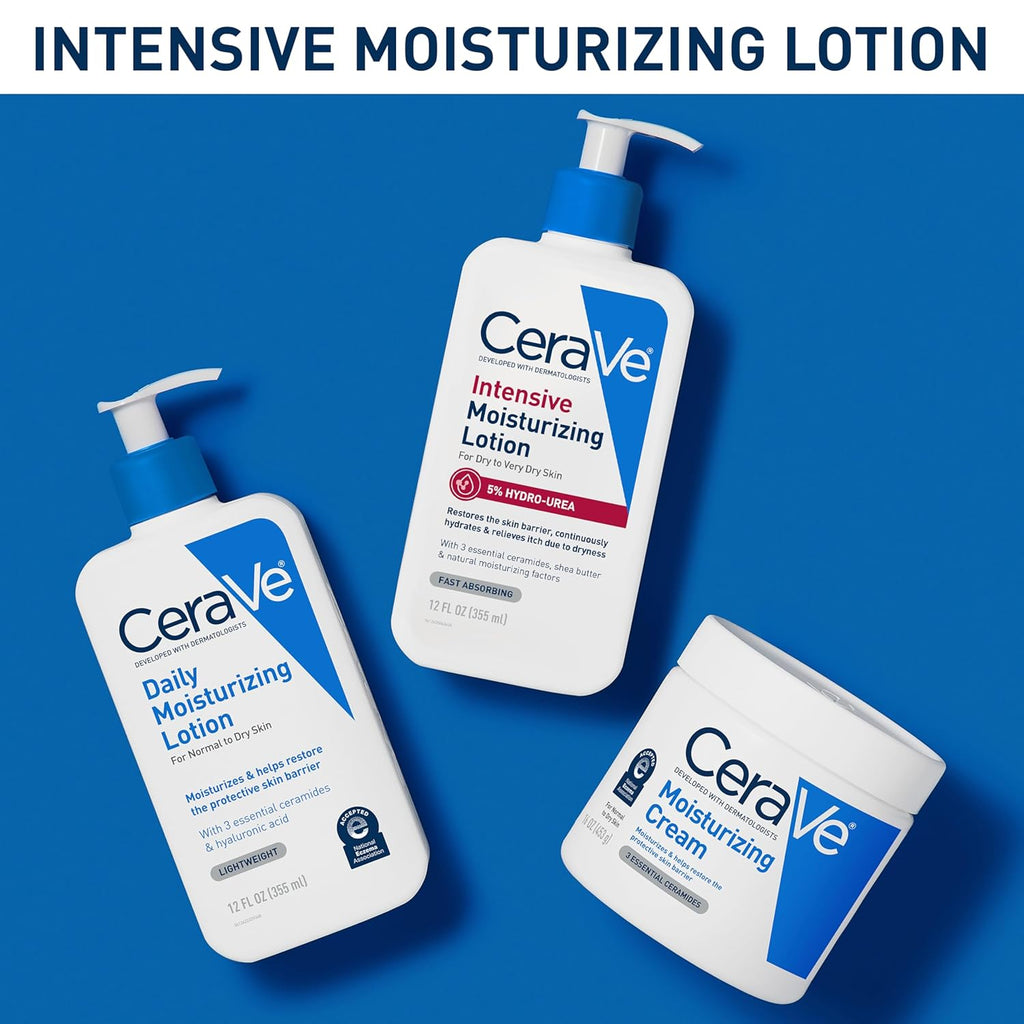 CeraVe Intensive Moisturizing Lotion, Shea Butter Body Lotion, 16oz | Skin Care, Relieves Signs Of Dry Skin with Hydro-Urea & Shea Butter In A Non-Greasy Formula For Rough, Tight and Itchy Skin