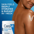 CeraVe Moisturizing Cream, Face Moisturizer & Body Cream, Skin care, 19oz | Hyaluronic Acid For Instant Hydration, Skin Barrier Repair, Ceramide Moisturizer, Fragrance Free, Non-Comedogenic, Daily Use