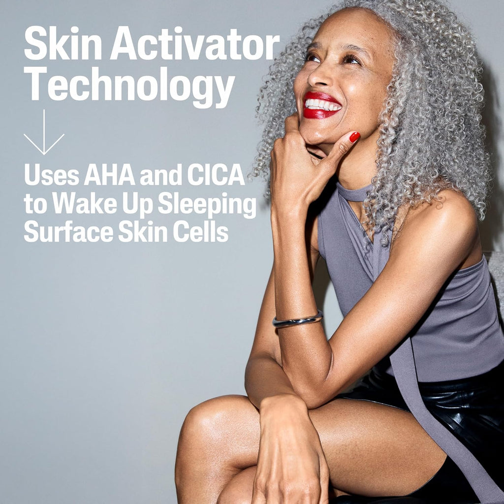 Cetaphil Skin Activator Firming Body Lotion, AHA & CICA, 16 Fl Oz | Anti-Aging Moisturizer For Dry, Sagging Skin, Mandelic Acid AHA + Centella Asiatica CICA, Firms And Hydrates Mature Skin