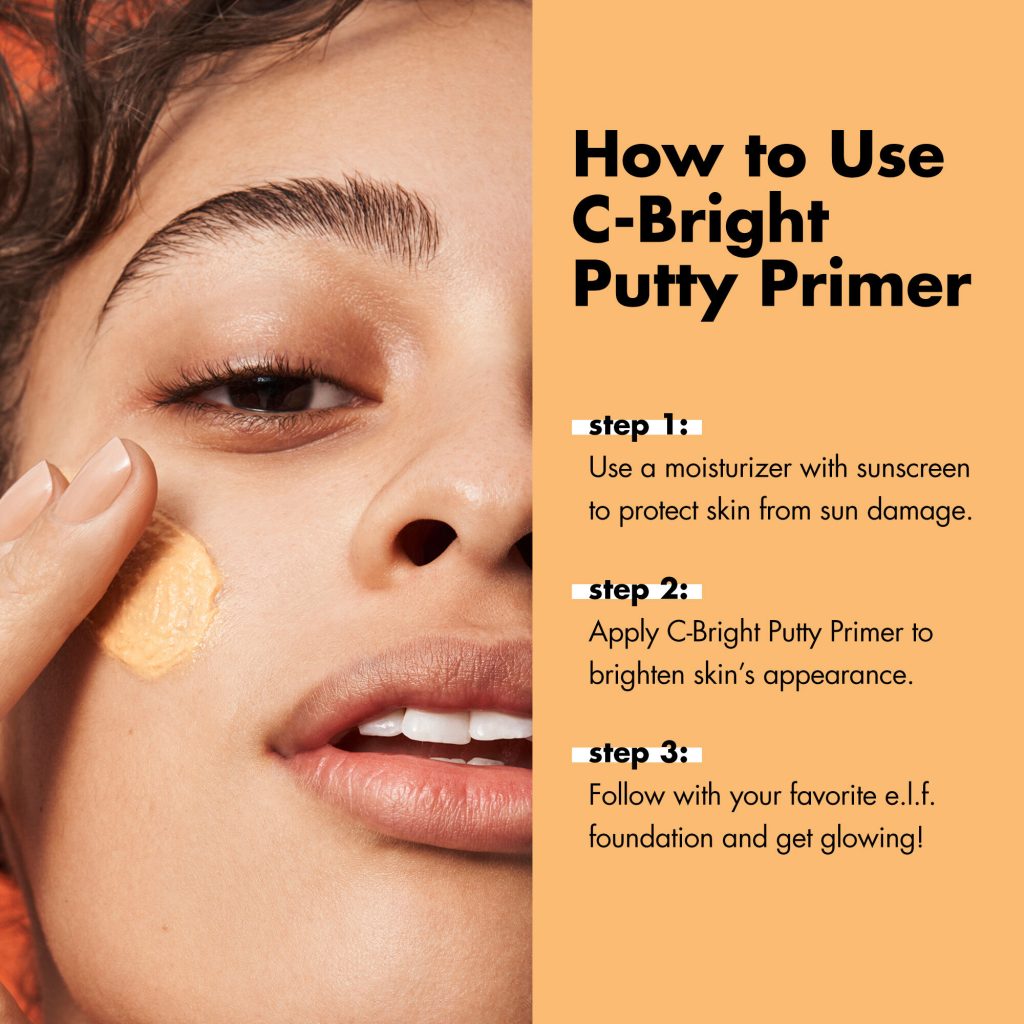 ELF C-BRIGHT PUTTY PRIMER - UNIVERSAL SHEER