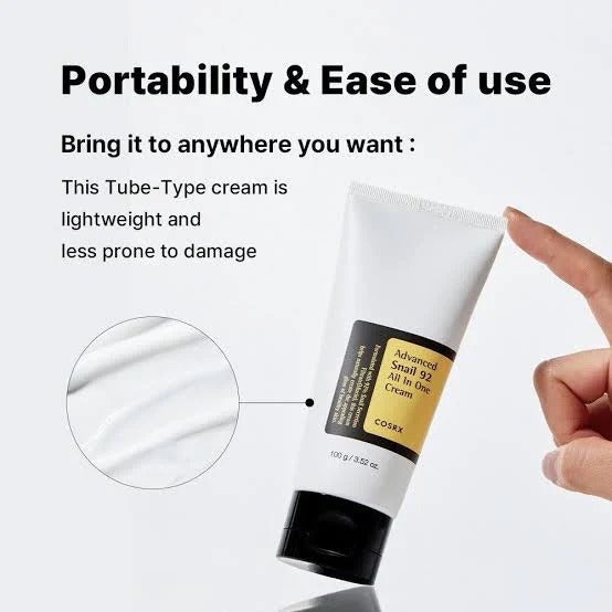 COSRX - Advanced Snail 92 All In One Cream Tube - 100g - Image 2