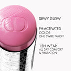 Rosy Glow Blush Stick, radiant cheek color, DIOR, pink, natural flush, makeup, image 4 of 7