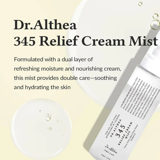 DR. ALTHEA - 345 Relief Cream Mist - 60ML - Image 4