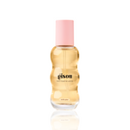 Gisou Honey Infused Hair Perfume in Vanilla Glaze 15ml on white background with pink cap.