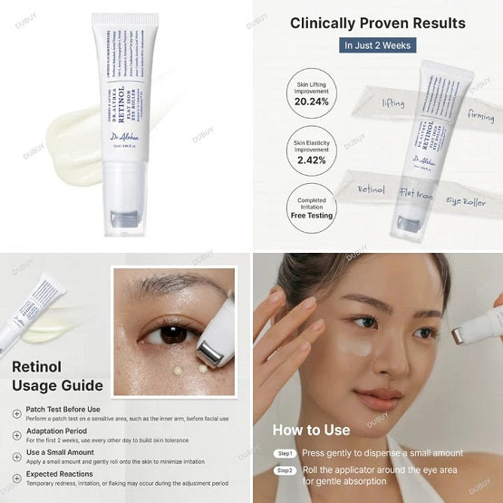 Dr. Althea - Retinol Flat Iron Eye Roller - 25ml - Image 4