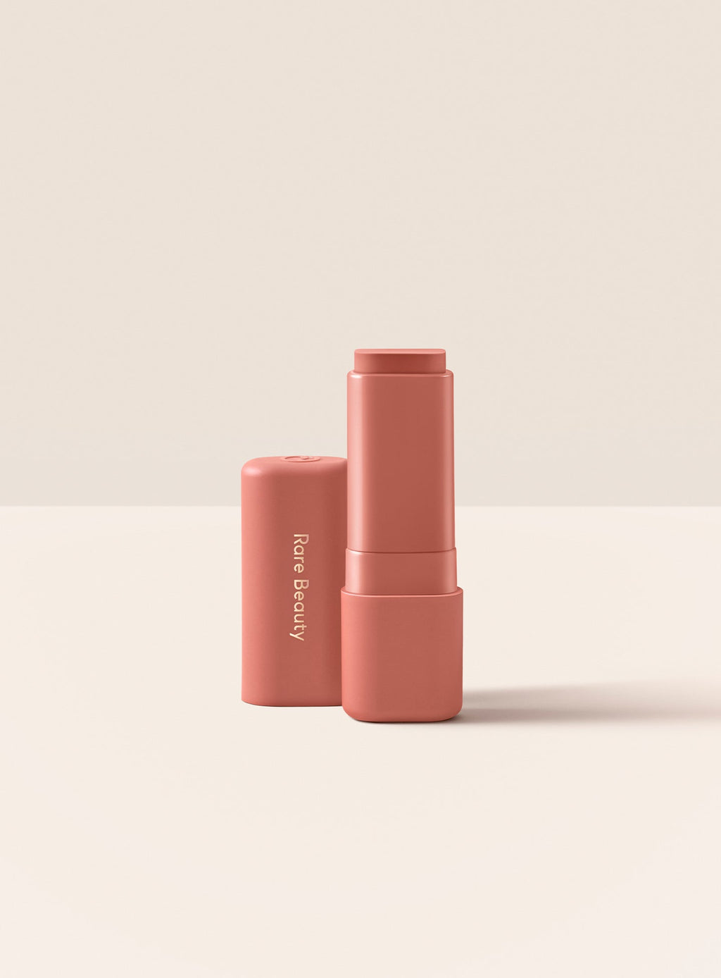 Loved| Rare Beauty's Find Comfort Lip Butter in shade Loved, a soft tea rose pink shade 