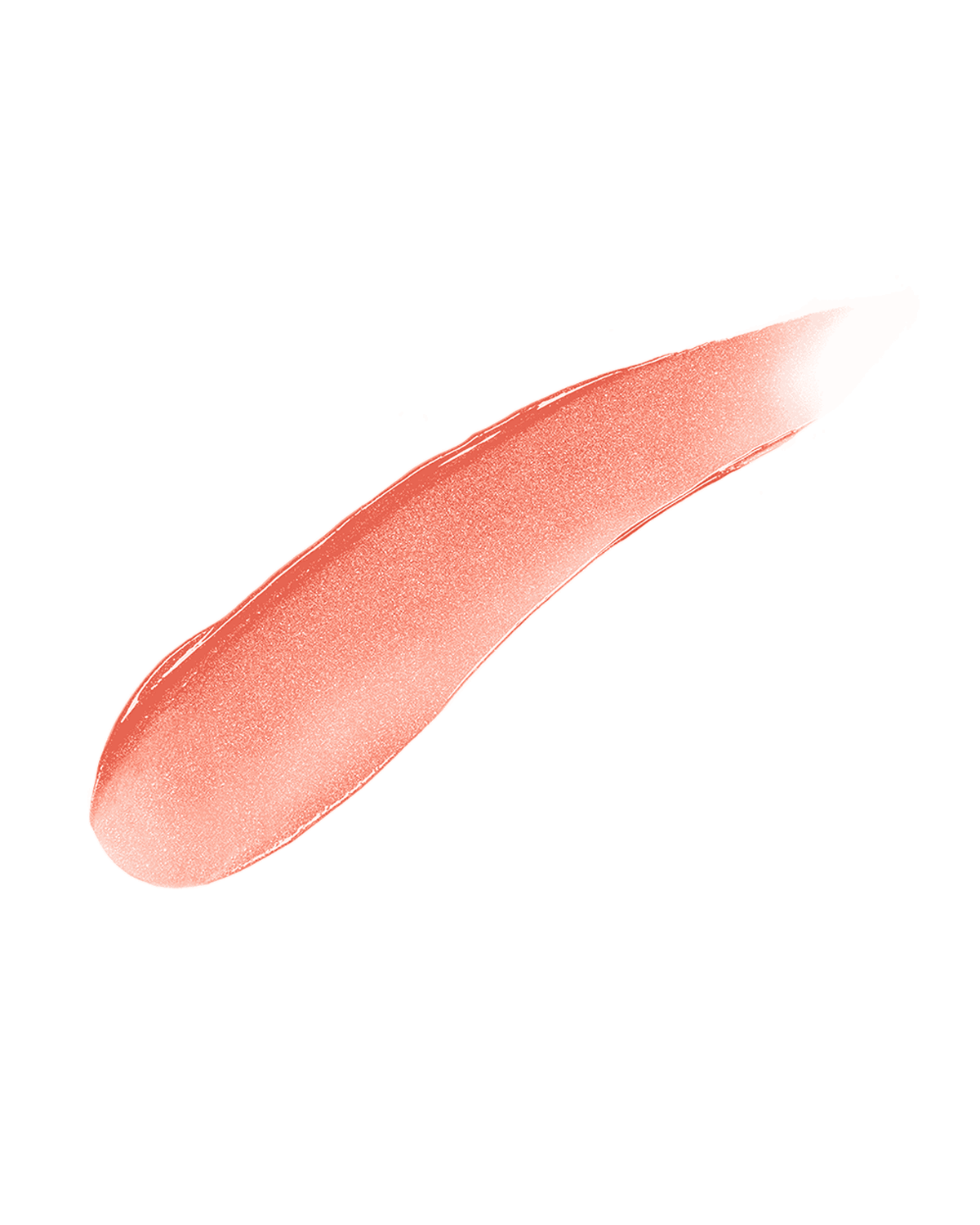 Slip Shine Sheer Shiny Lipstick smear shown in shade Glazed