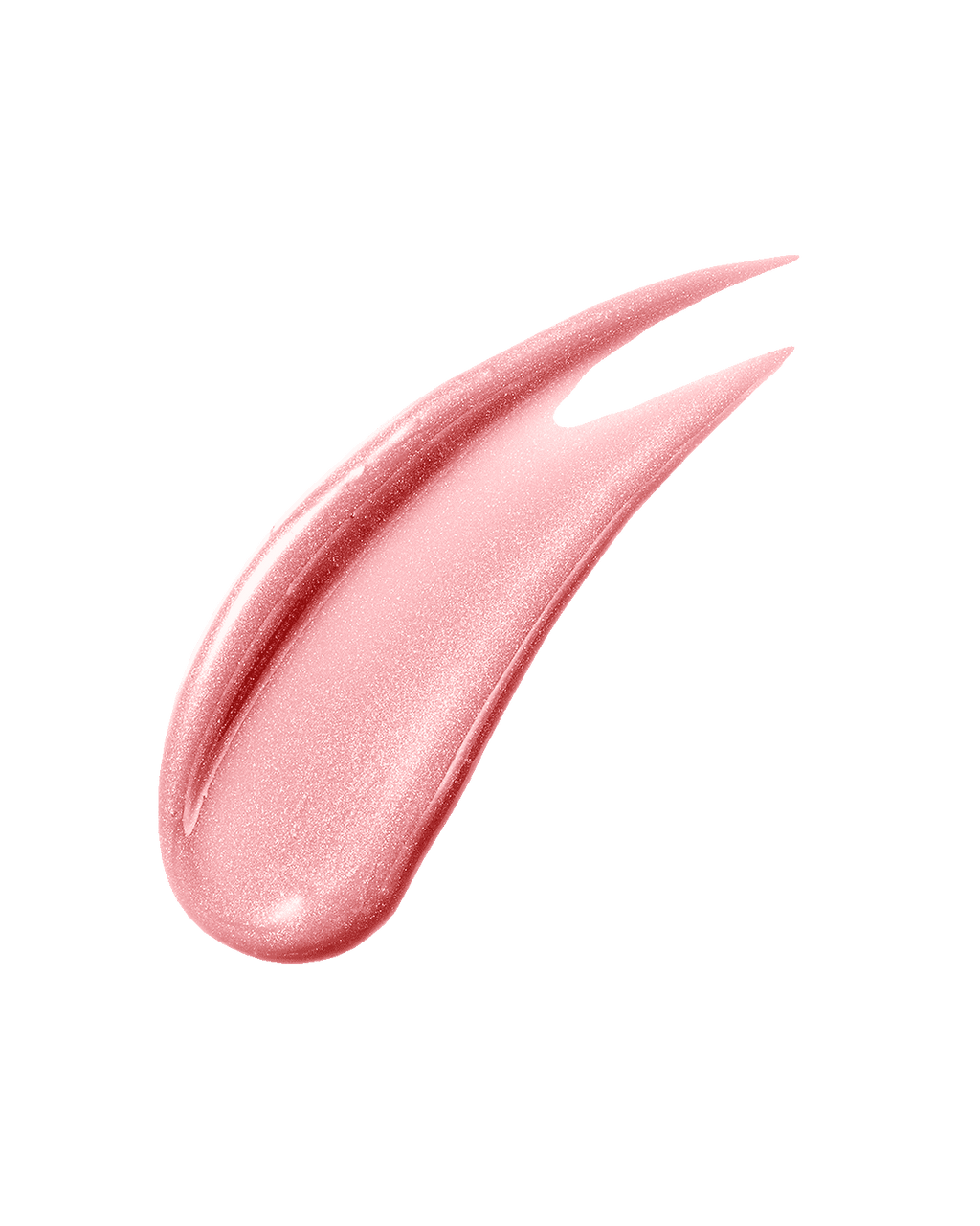 A smear of Gloss Bomb Universal Lip Luminizer in the shade $weet Mouth on a white background.