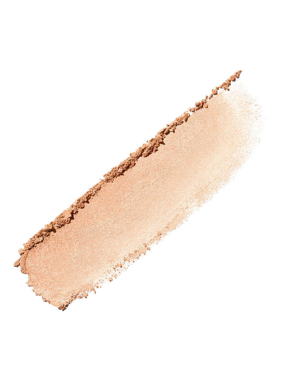 Product smear of Demi'glow Light-Diffusing Highlighter  in shade Pretty Purlz on a white background.