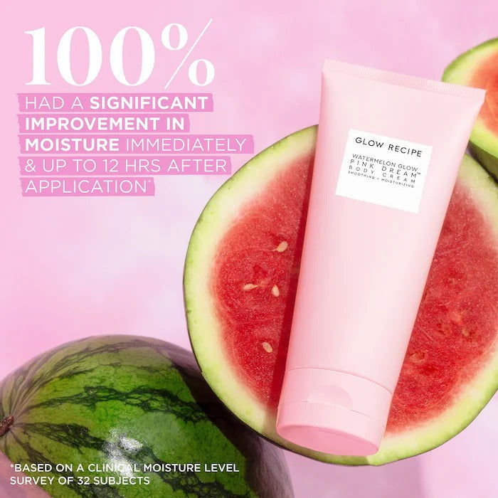GLOW RECIPE - Watermelon Glow AHA Pink Dream Body Cream - 200ML - Image 5