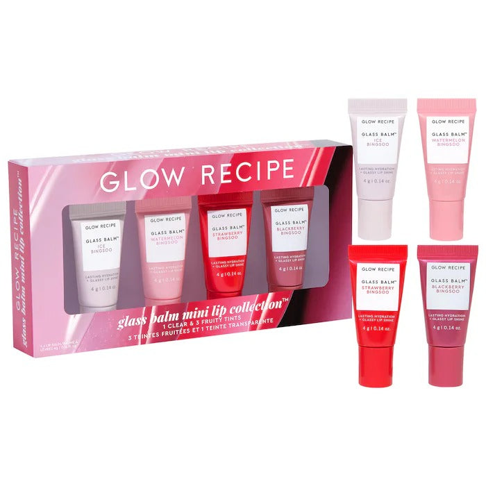 GLOW RECIPE - Mini Glass Balm Lip Collection Gift Set - Image 1