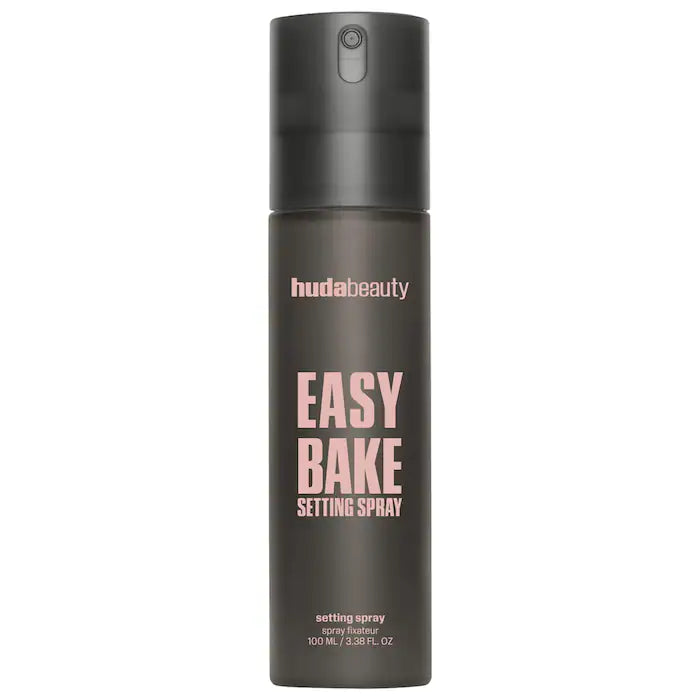 Easy Bake 16-Hour Blurring Setting Spray, front view. Locks makeup, reduces shine.
