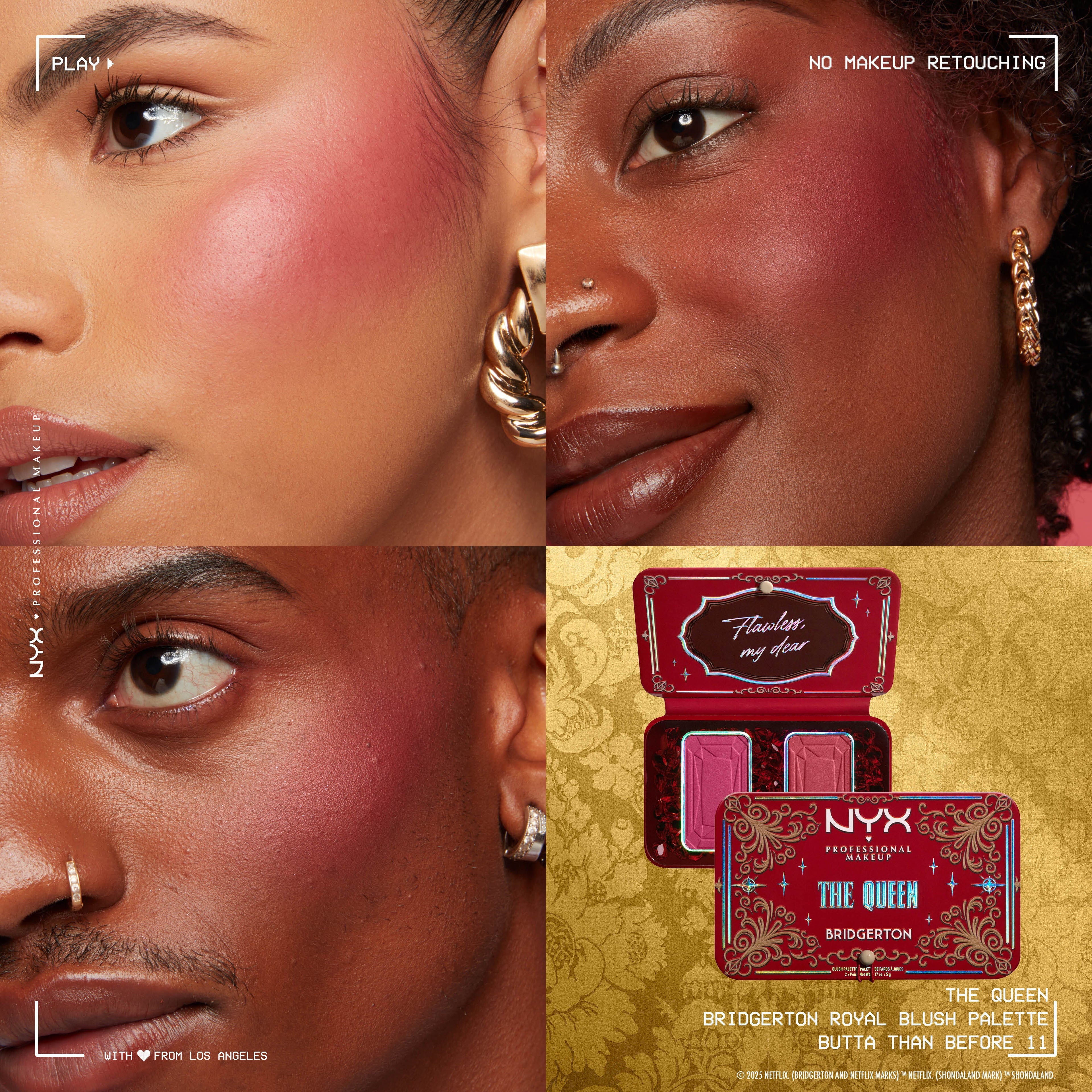 NYX BRIDGERTON ROYAL BLUSH PALETTE - Image 6