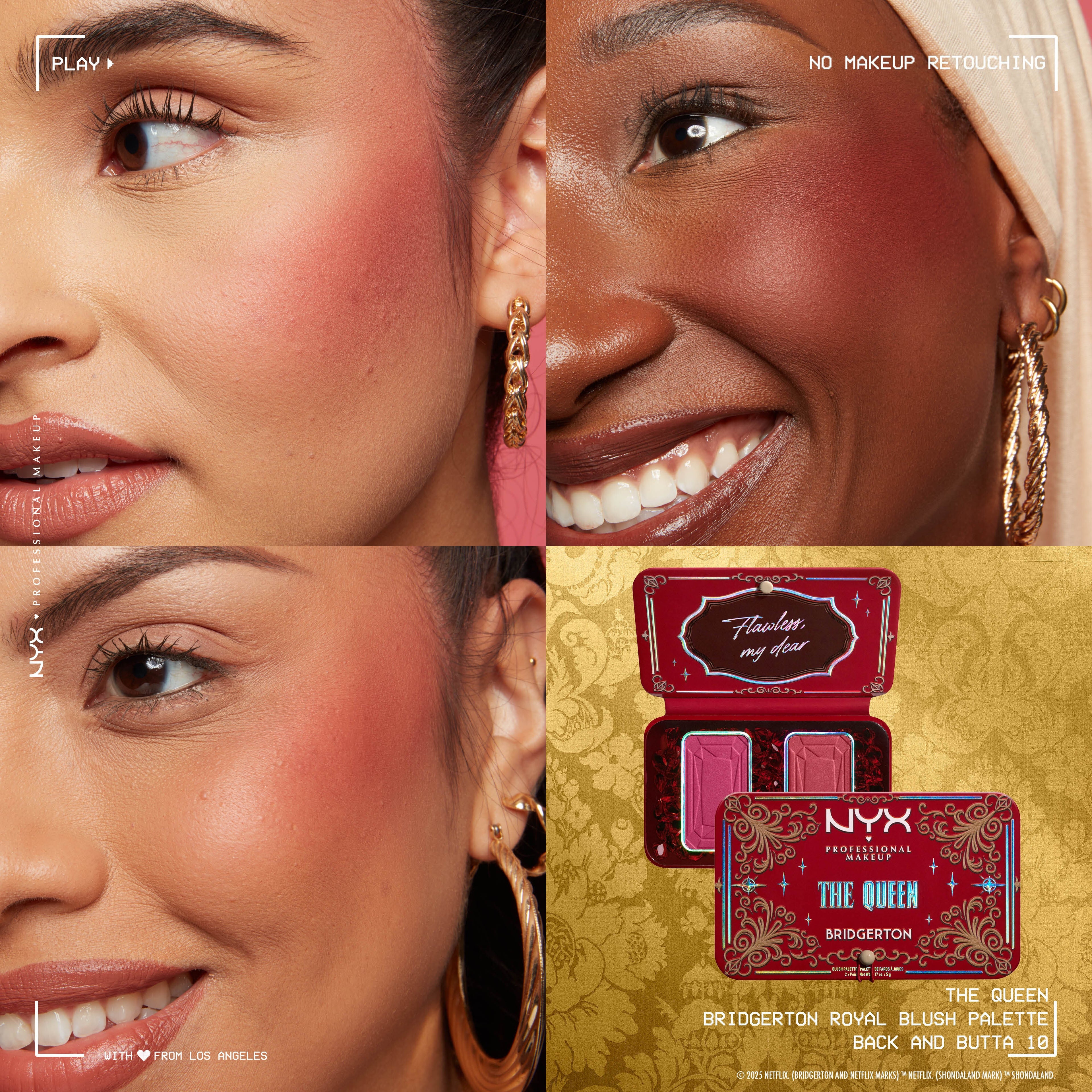 NYX BRIDGERTON ROYAL BLUSH PALETTE - Image 7
