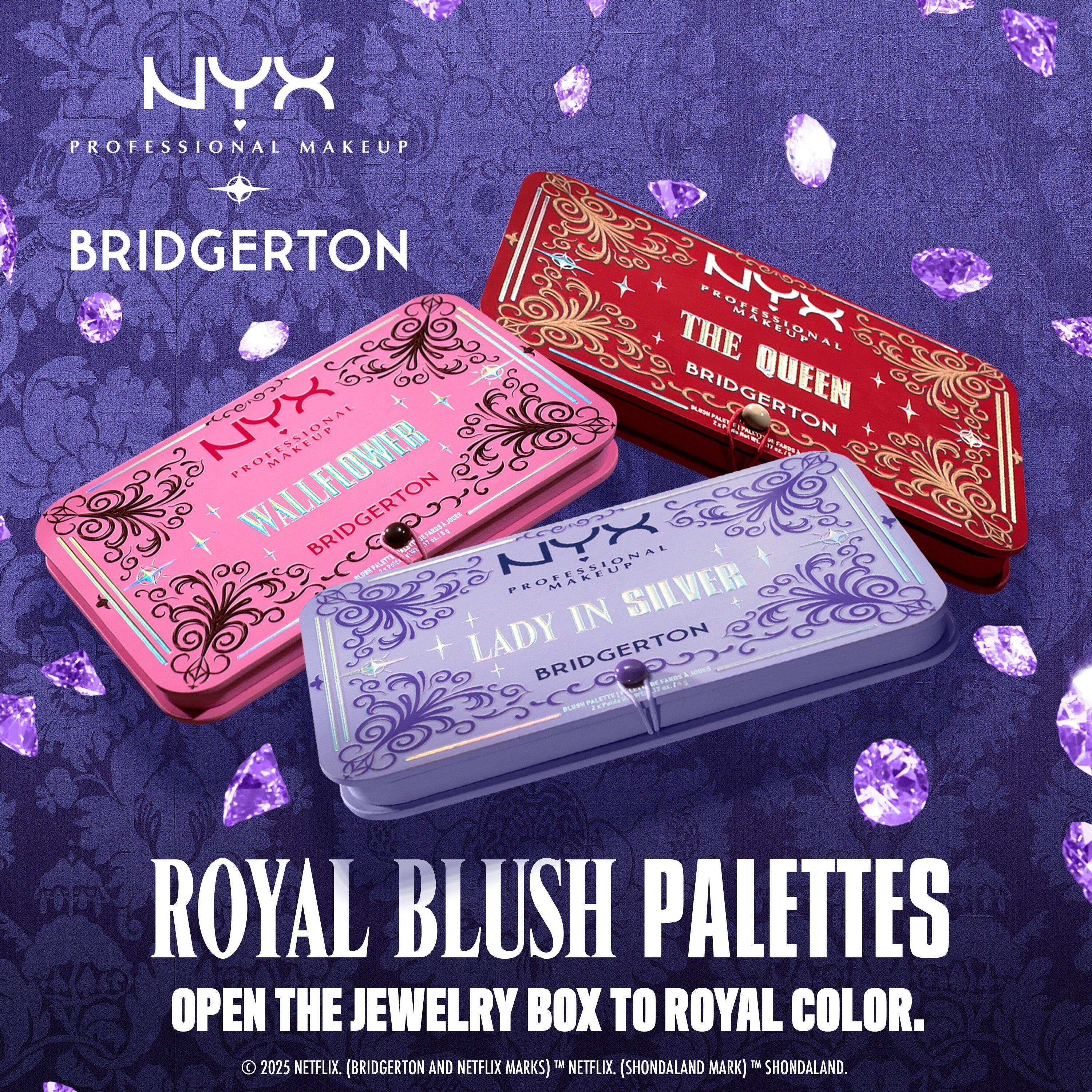 NYX BRIDGERTON ROYAL BLUSH PALETTE - Image 8