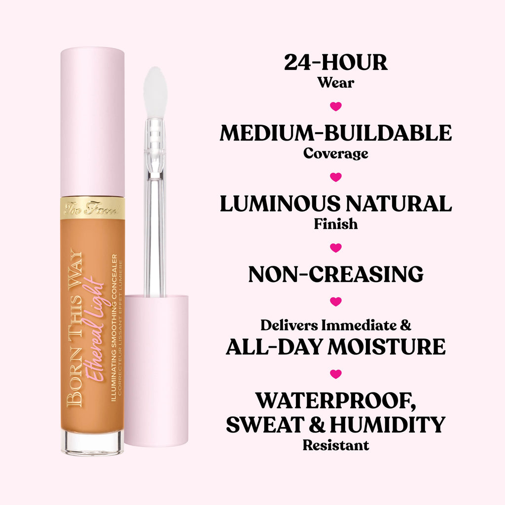 Too Faced Born This Way Ethereal Light Illuminating Smoothing Concealer - Image 4