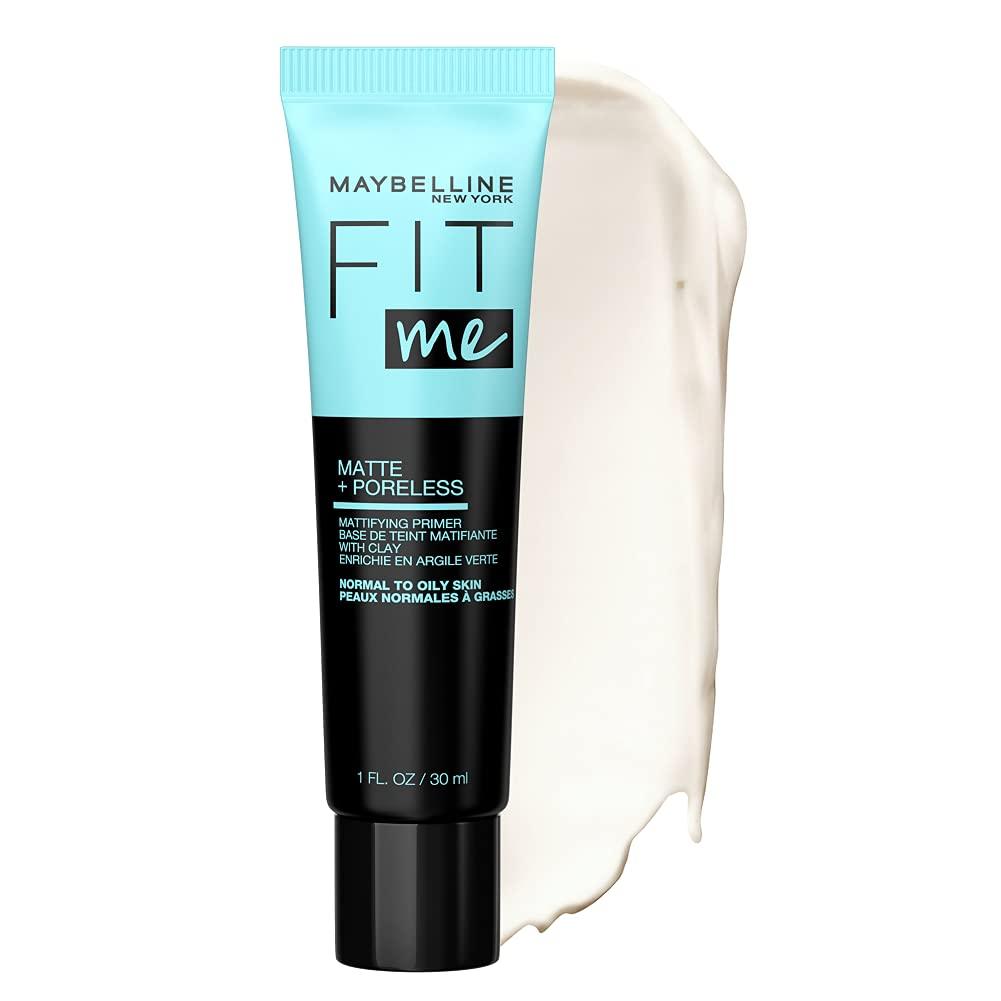 Maybelline New York Fit Me Matte + Poreless Mattifying Face Primer Makeup With Clay - Image 2