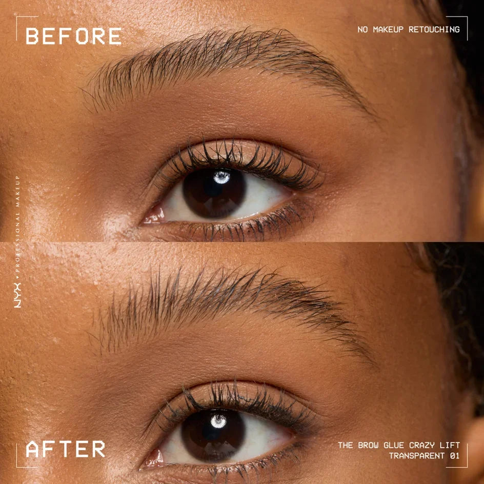 NYX The Brow Glue Crazy Lift, Brow Lamination Gel- Transparent - Image 2