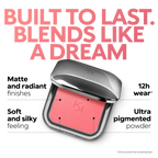 Radiant Blush Powder, flawless cheek color, smooth finish, natural glow, makeup, image 25 of 32