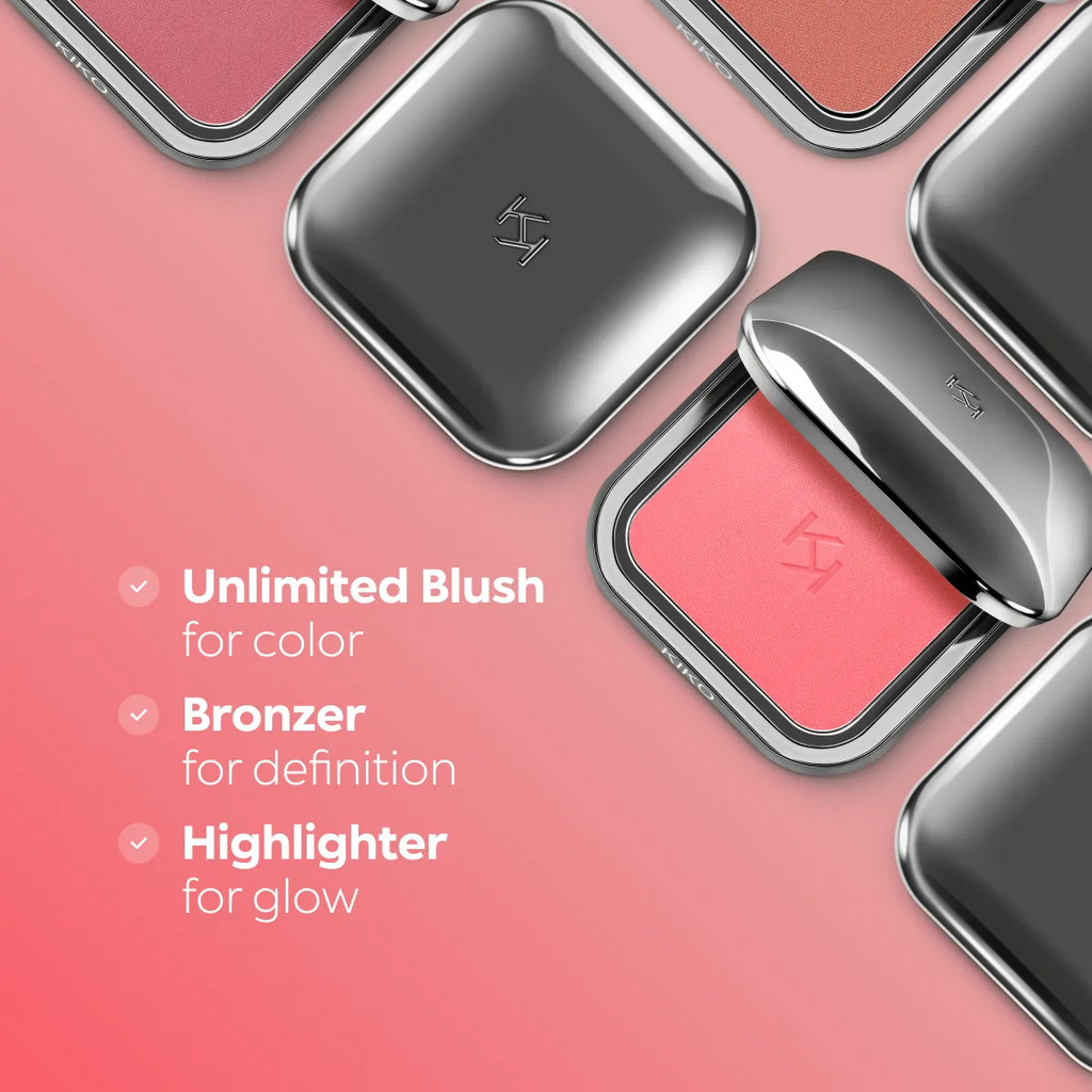 Radiant Blush Powder, Flawless Cheek Color, natural flush, vibrant pigment, matte finish, soft focus, image 27 of 32.