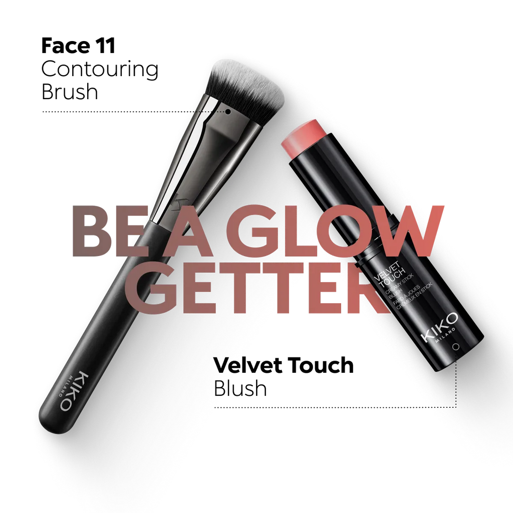 Velvet cream blush stick, blendable, radiant finish. Image 22 of 28.