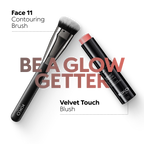 Velvet cream blush stick, blendable, radiant finish. Image 22 of 28.