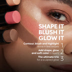 Velvet cream blush stick, blendable and radiant, for a natural glow. Image 23 of 28.