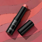 Velvet cream blush stick, blendable, radiant finish, natural flush, easy application, soft focus, image 26 of 28.