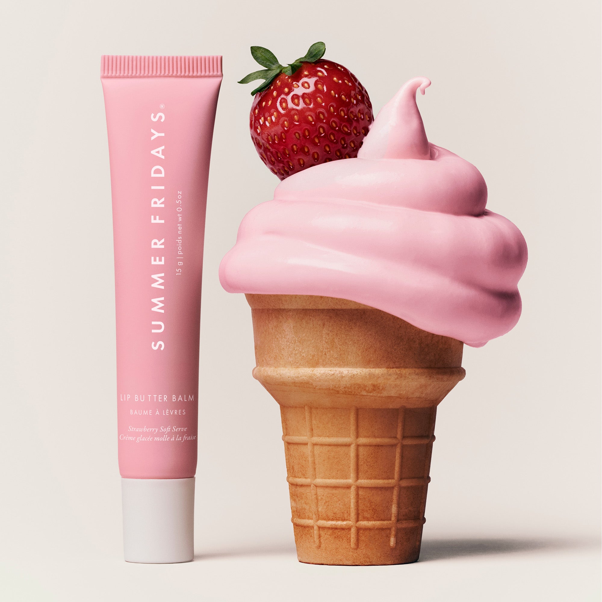 summer friday- Lip Butter Balm Strawberry Soft Serve