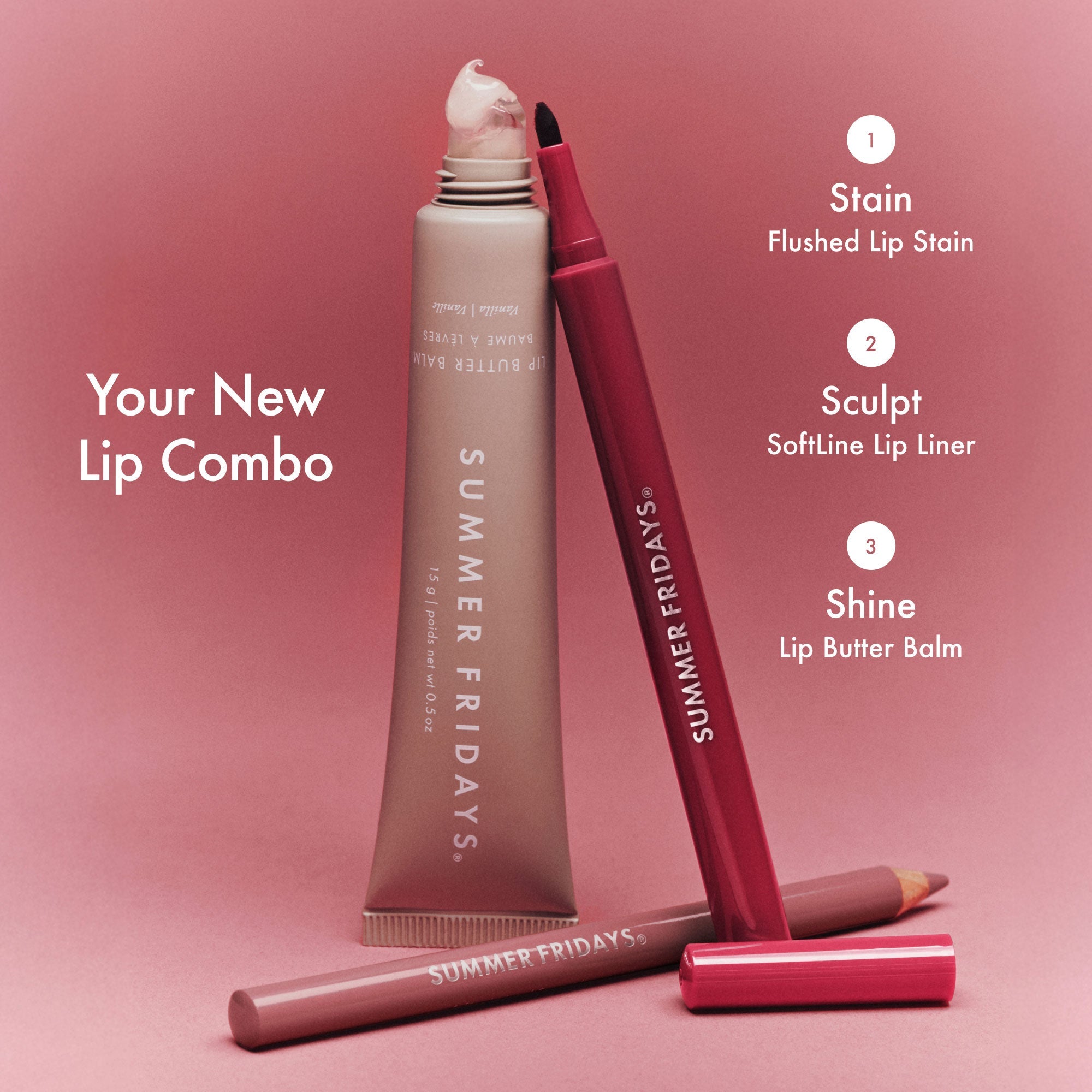 summer friday- Flushed Lip Stain Rosette